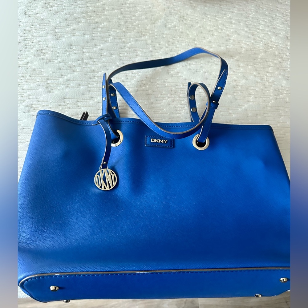 DKNY Blue Tote Bag